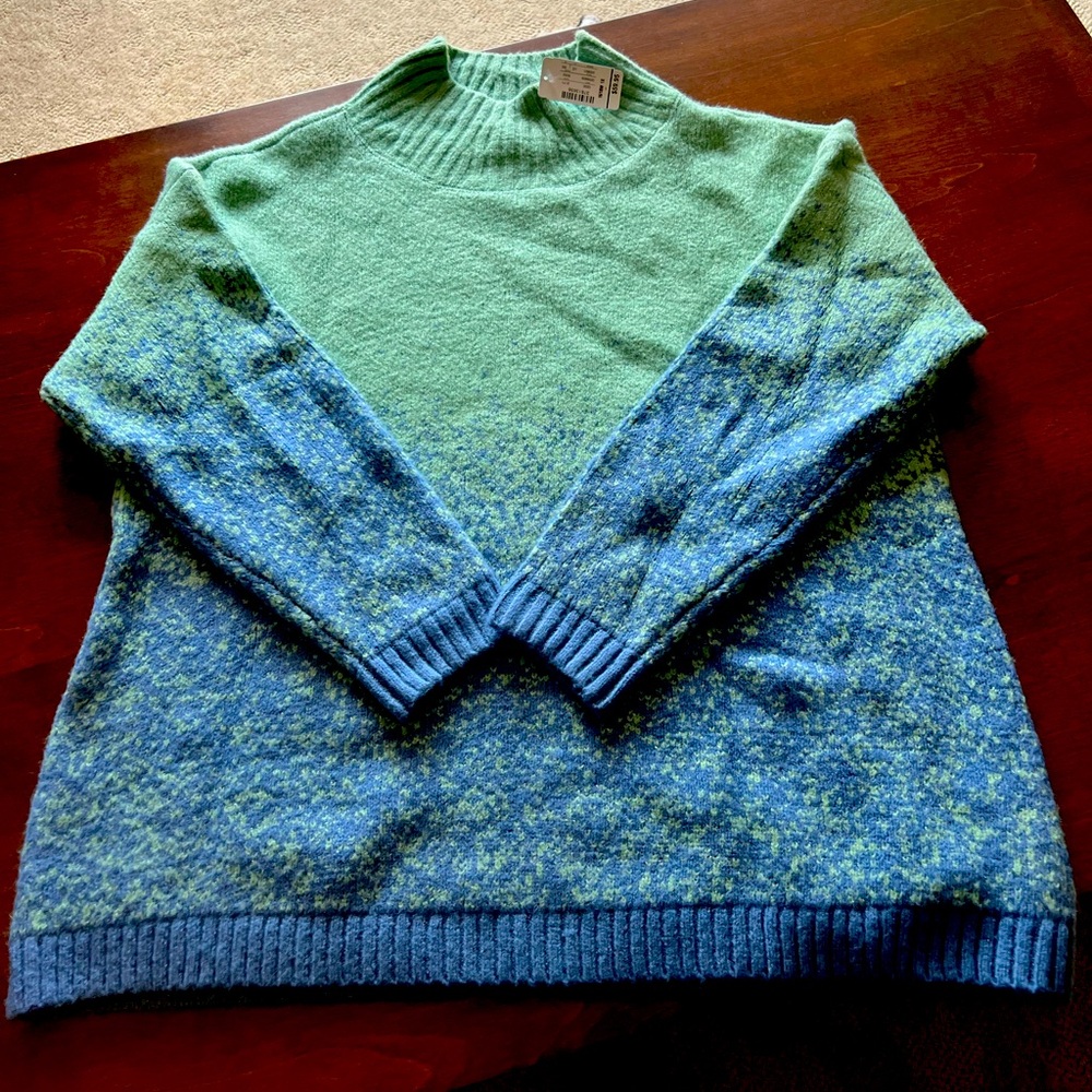 C J Banks Colorful Women's Sweater With a Hint of Sparkle.  New with tags. XL